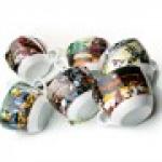 Rosa šálky na cappuccino ORIGINI 160 ml 6ks