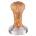 Motta tamper 58 mm olivové drevo