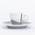 Šálka na espresso COFFEEIN (50ml) - sivá