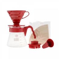 Hario sada V60-02 červený