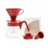 Hario sada V60-02 červený