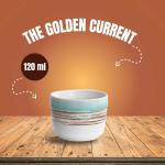 Keramická šálka The Golden Current (120ml)