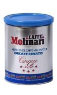 Molinari bezkof. - 250 g, mletá, dóza