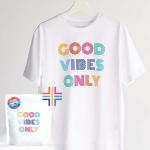 Tričko + káva GOOD VIBES ONLY (200 g, zrnková káva)