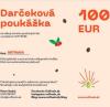 Darčeková poukážka na kávu COFFEEIN - 100 eur